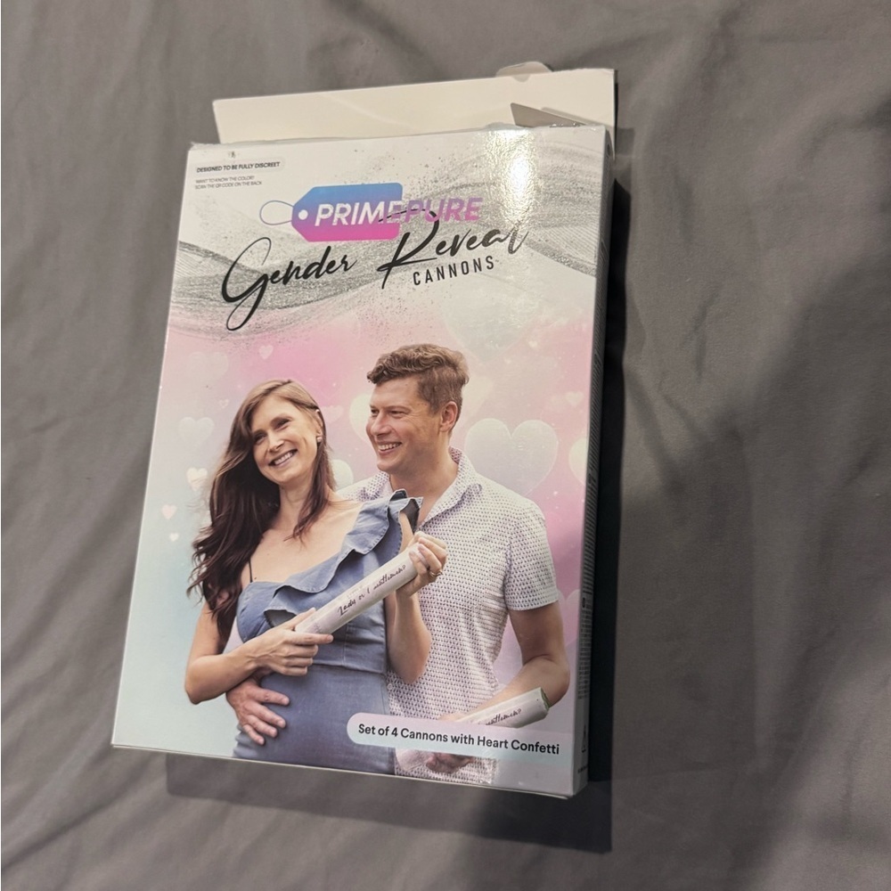 ☃️Prime Pure Gender Reveal Cannons- Pink (girl!)
